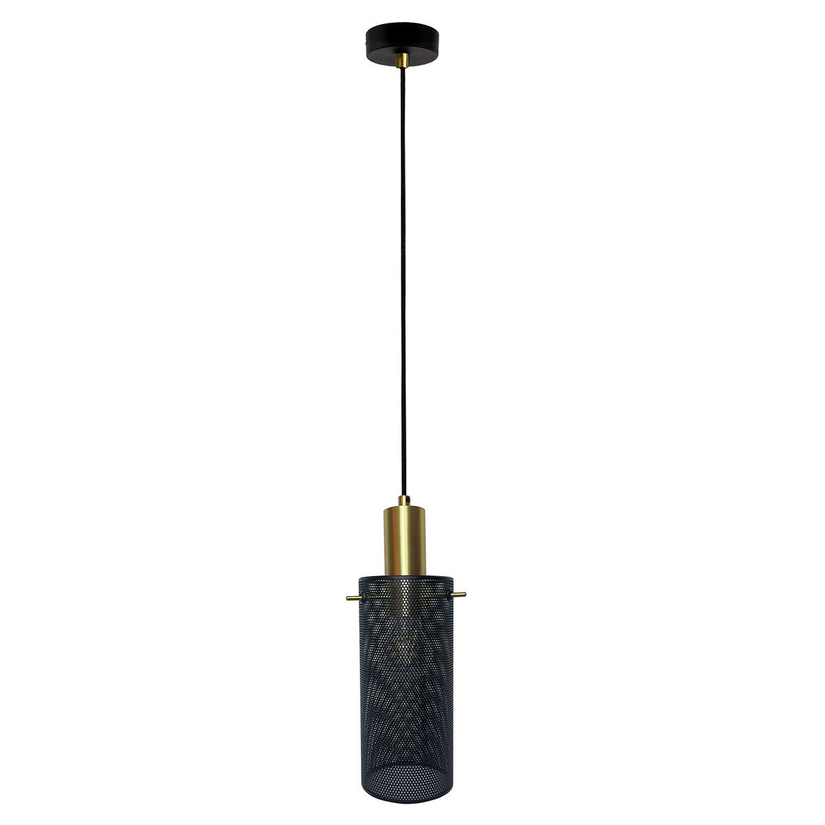Lampa wisząca czarno-złota Tirana 1xE27x40W Light Prestige