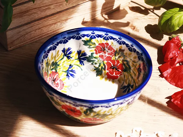 Salaterka 18 cm Bolesławiec - Maki Smolińskiej gat. I