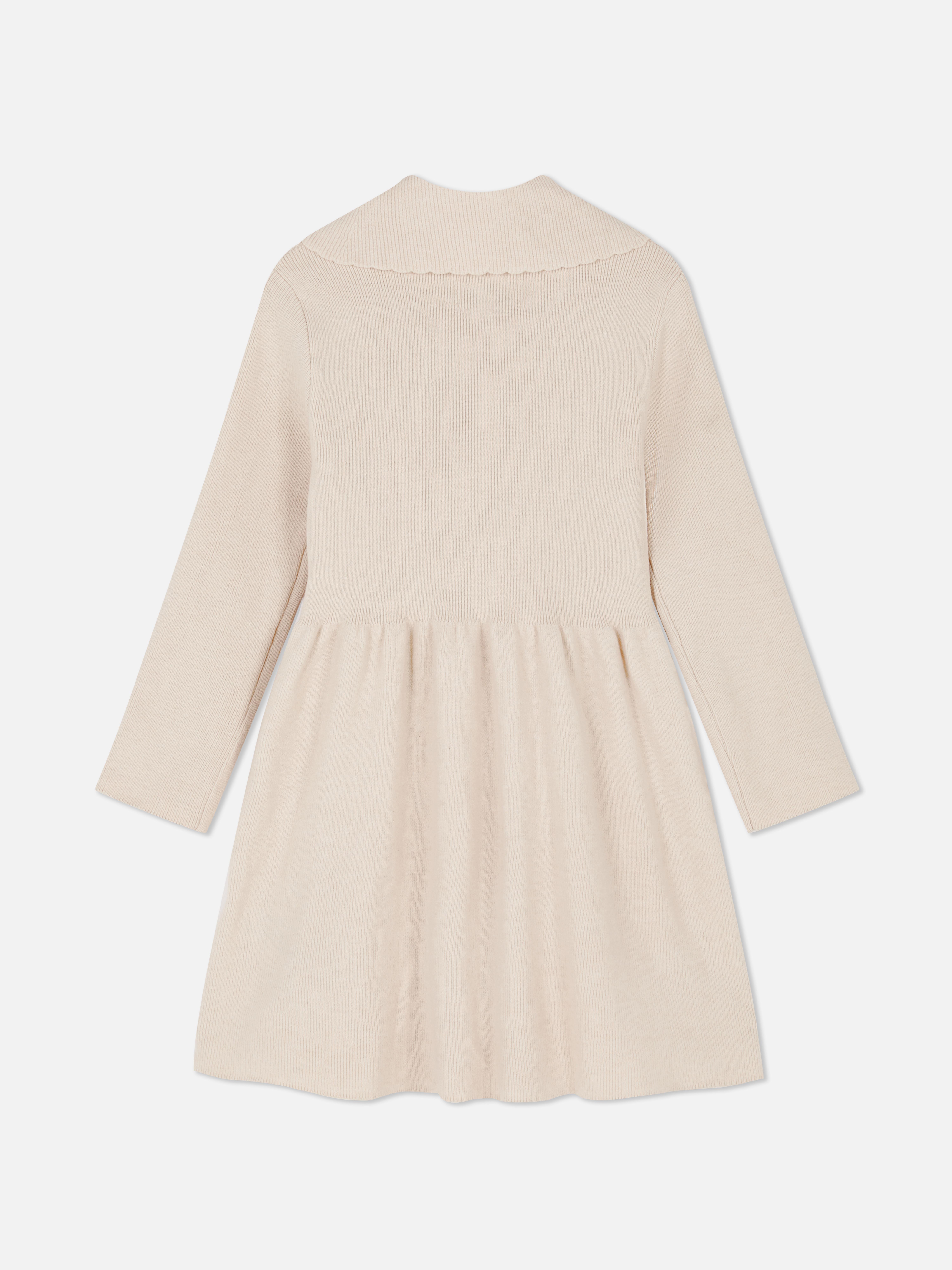 1.5-8yrs | Bow Collared Sweater Dress