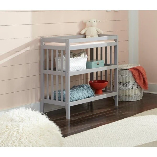 Taylor & Olive Reese Fog Changing Table with Pad