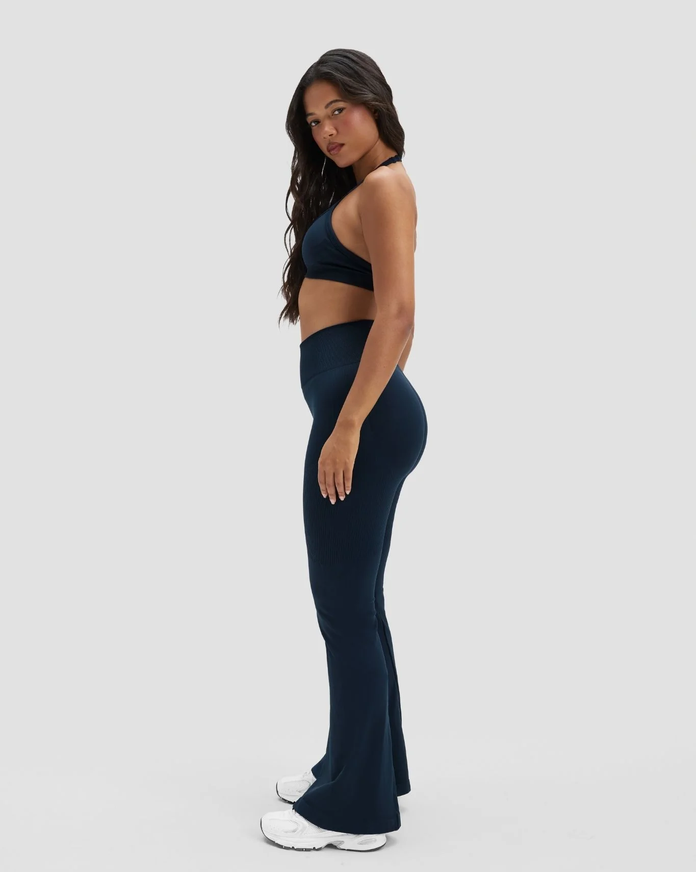 Elevate™ Sculpting High Waist Scrunch Flare | Midnight Navy