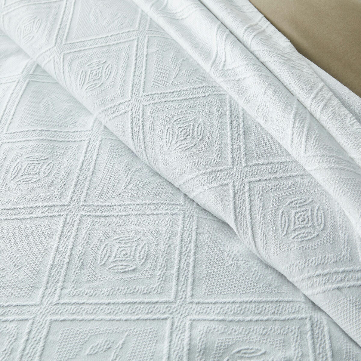 Dessus de lit coton jacquard, Indo