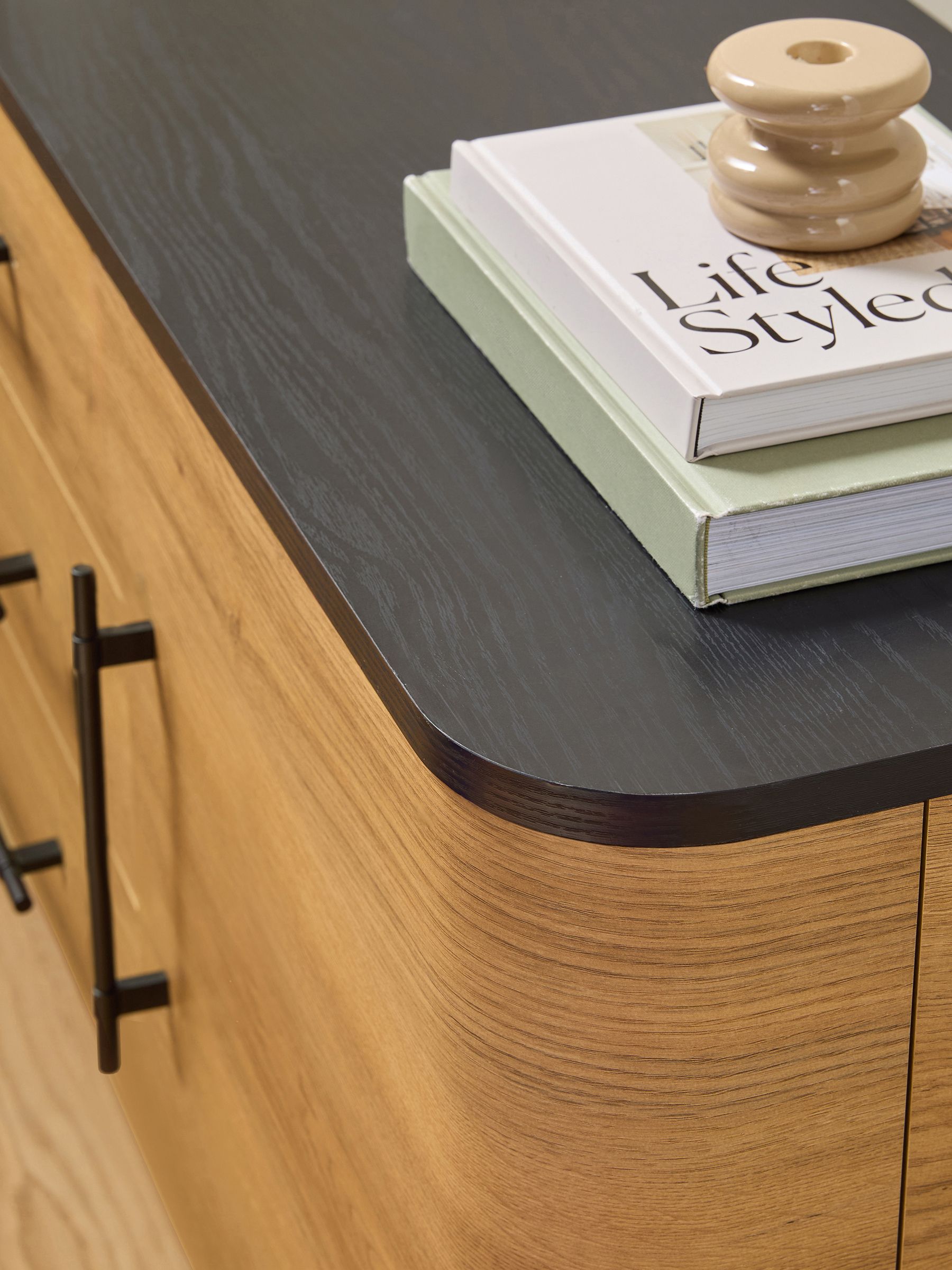 Zeke Large Sideboard in Oak Effect