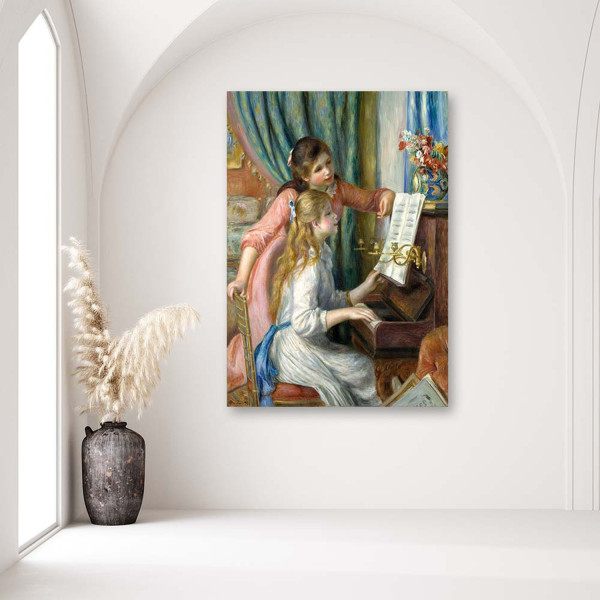 Feeby Obraz na płótnie Dziewczęta przy pianinie 40x60