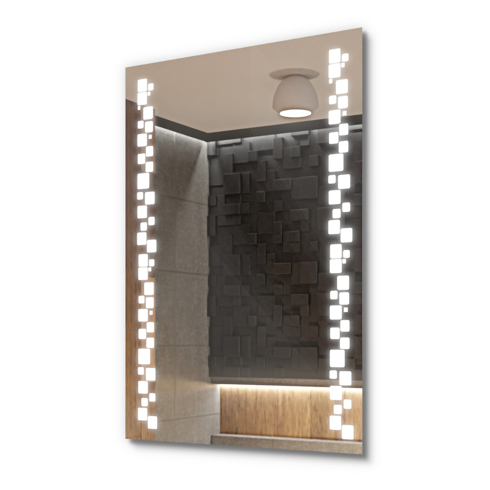 Lustro Z Oświetleniem Led Detroit - 50Cm, 70Cm