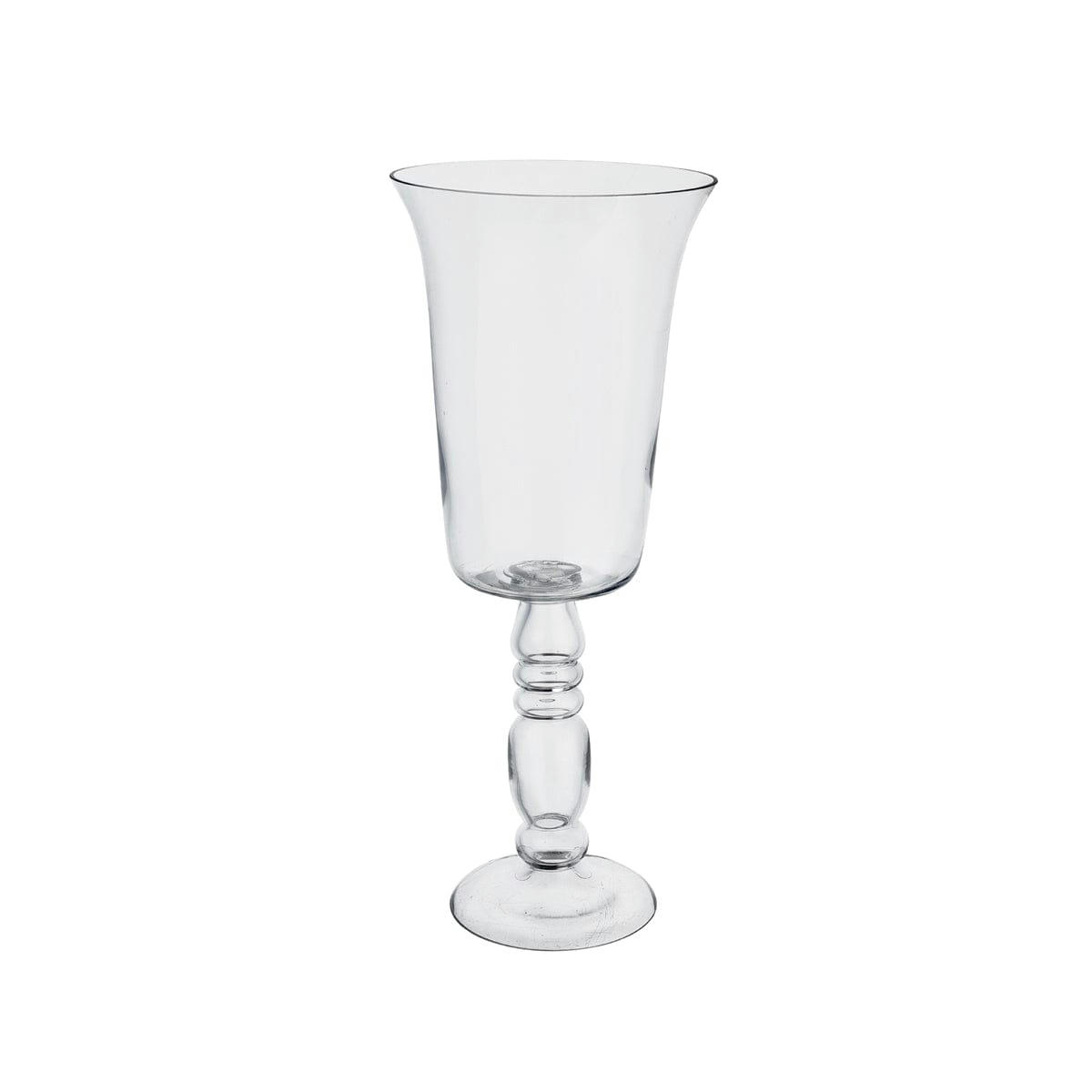 IGOR - Porte-bougie en verre transparent H42