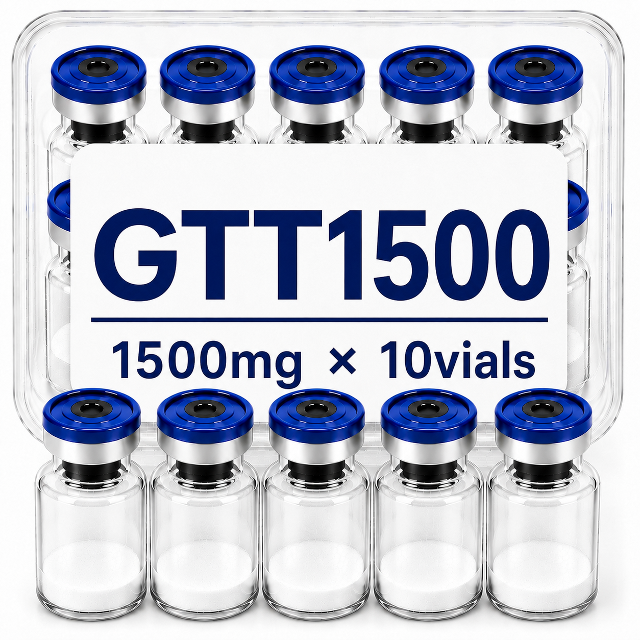 GTT1500 | Glutathione 1500mg × 10 Vials