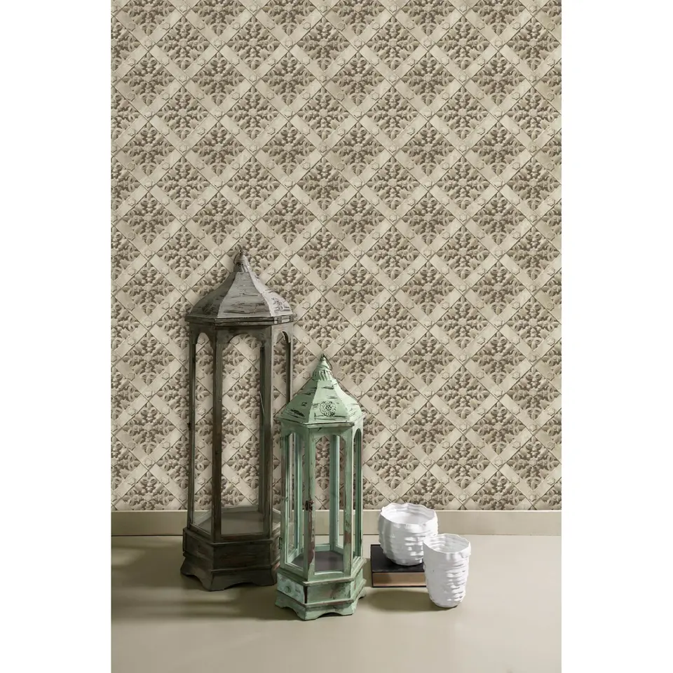 Dutch Wallcoverings - Horizons dessin beige - 0,53x10,05m