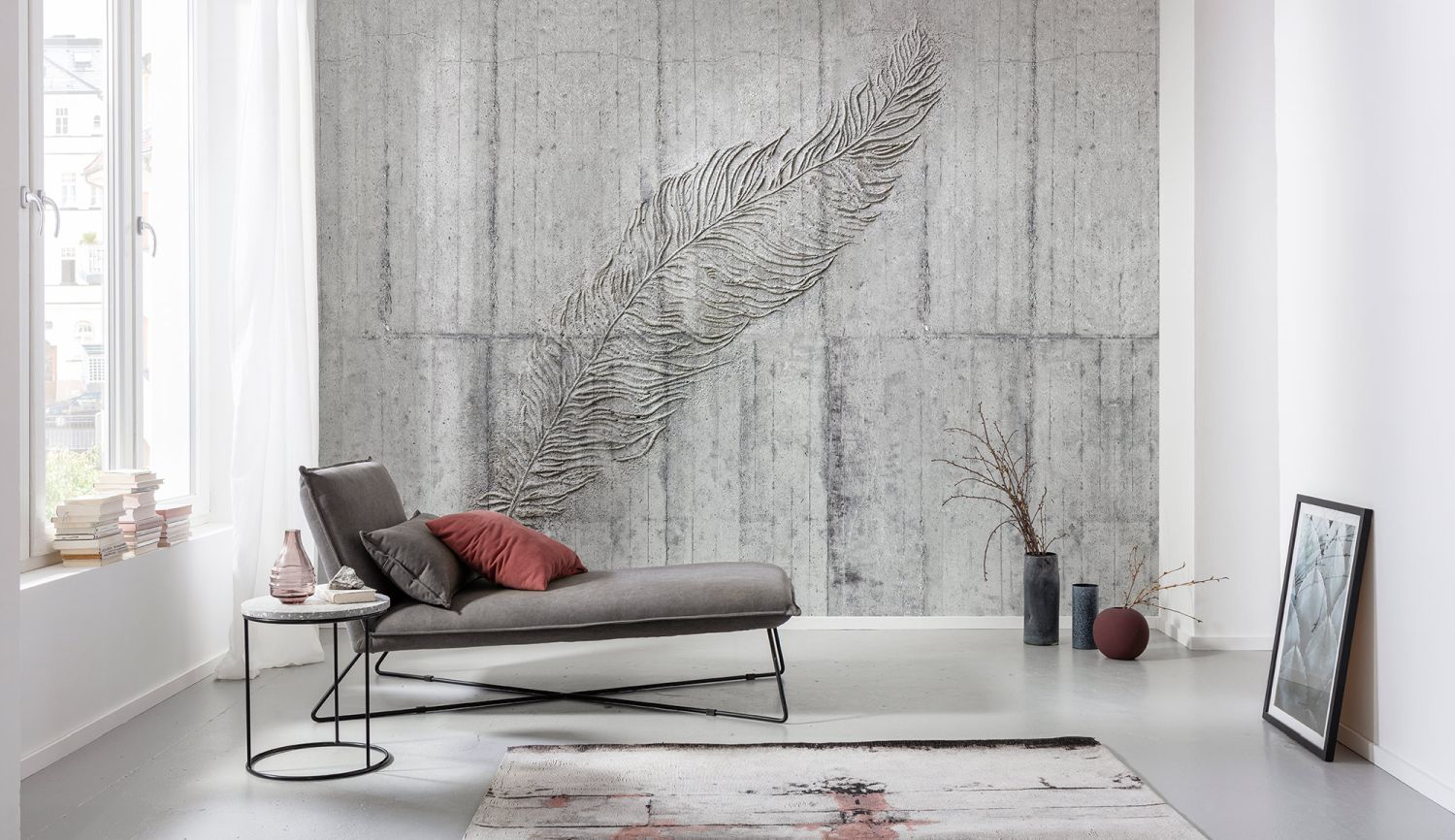 Komar fotobehang steen grijs - 350 x 250 cm - 611642