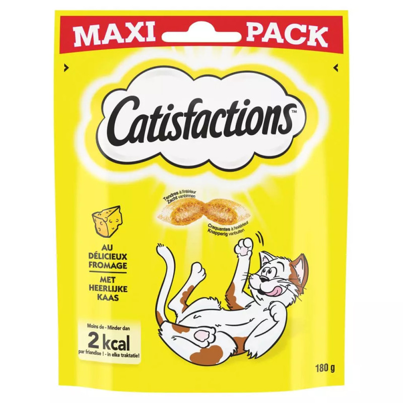 Friandise pour chat au fromage 0,18 kg CATISFACTIONS