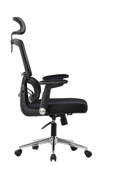 Ergonomiczny fotel obrotowy biurowy krzesło VERIS czarny