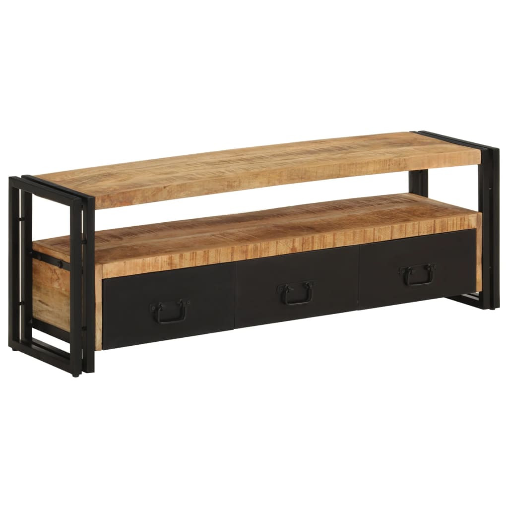 Szafka Pod TV Szafka Pod Telewizor RTV Drewniana Półka 120x30x40 cm