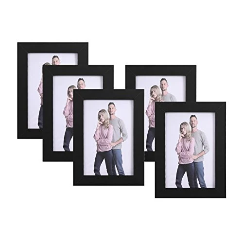 Cadres photo lot de 5 en verre