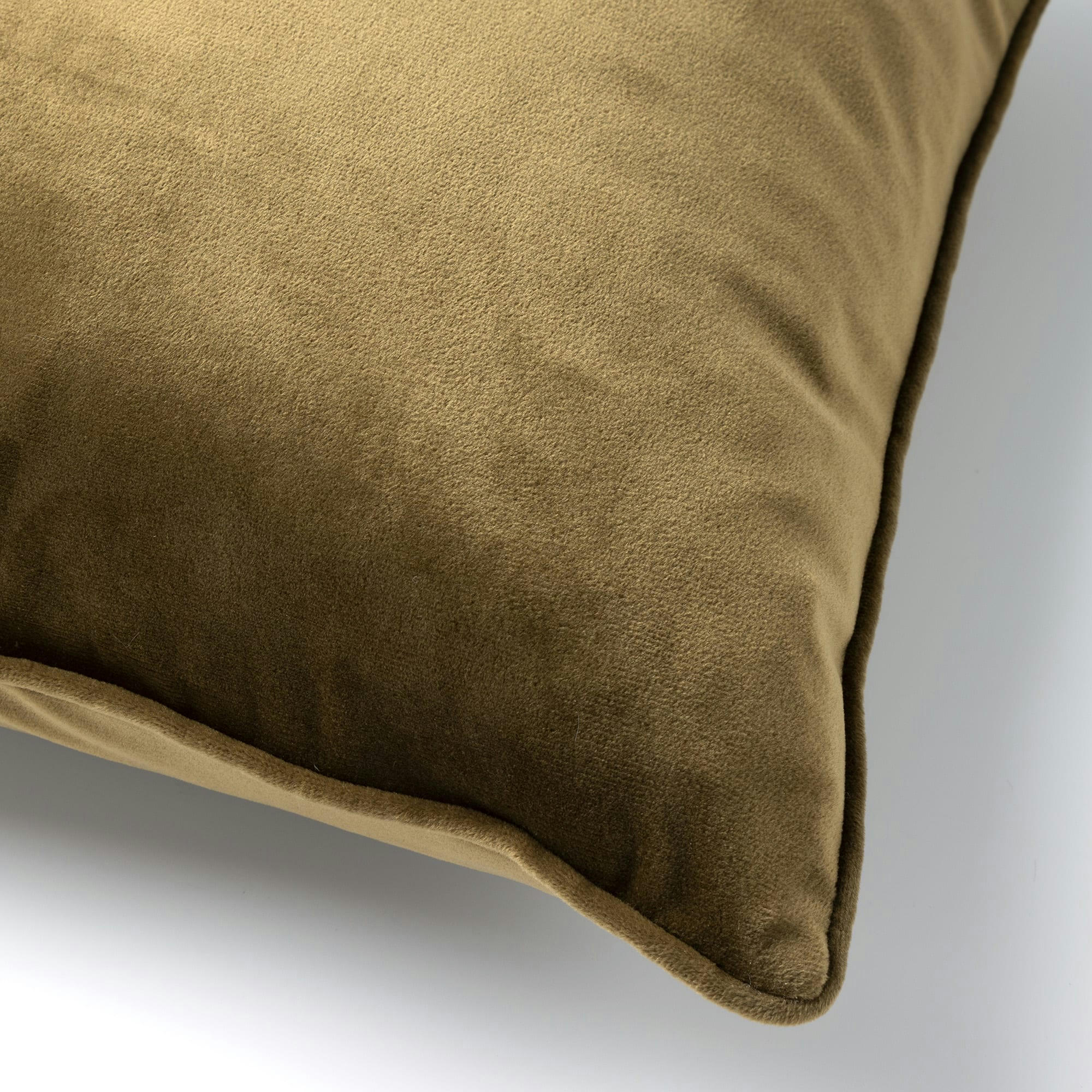 - Housse de coussin vert en velours-45x45 cm uni
