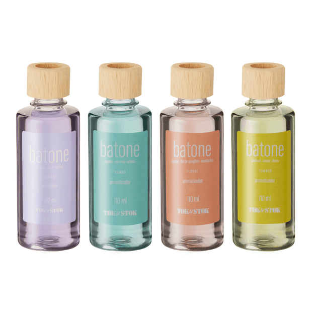 KIT COM 4 AROMATIZADORES BATONE