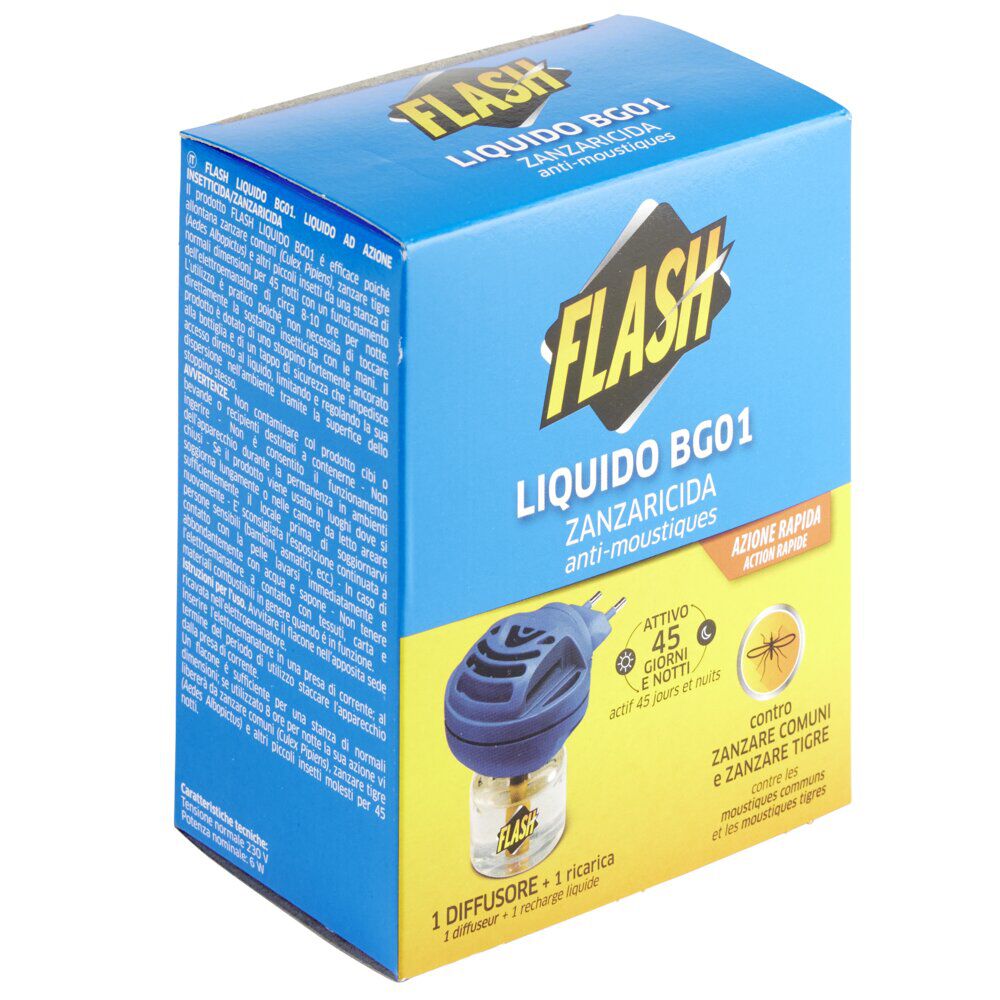 Diffuseur électrique anti moustiques Flash 1 recharge liquide