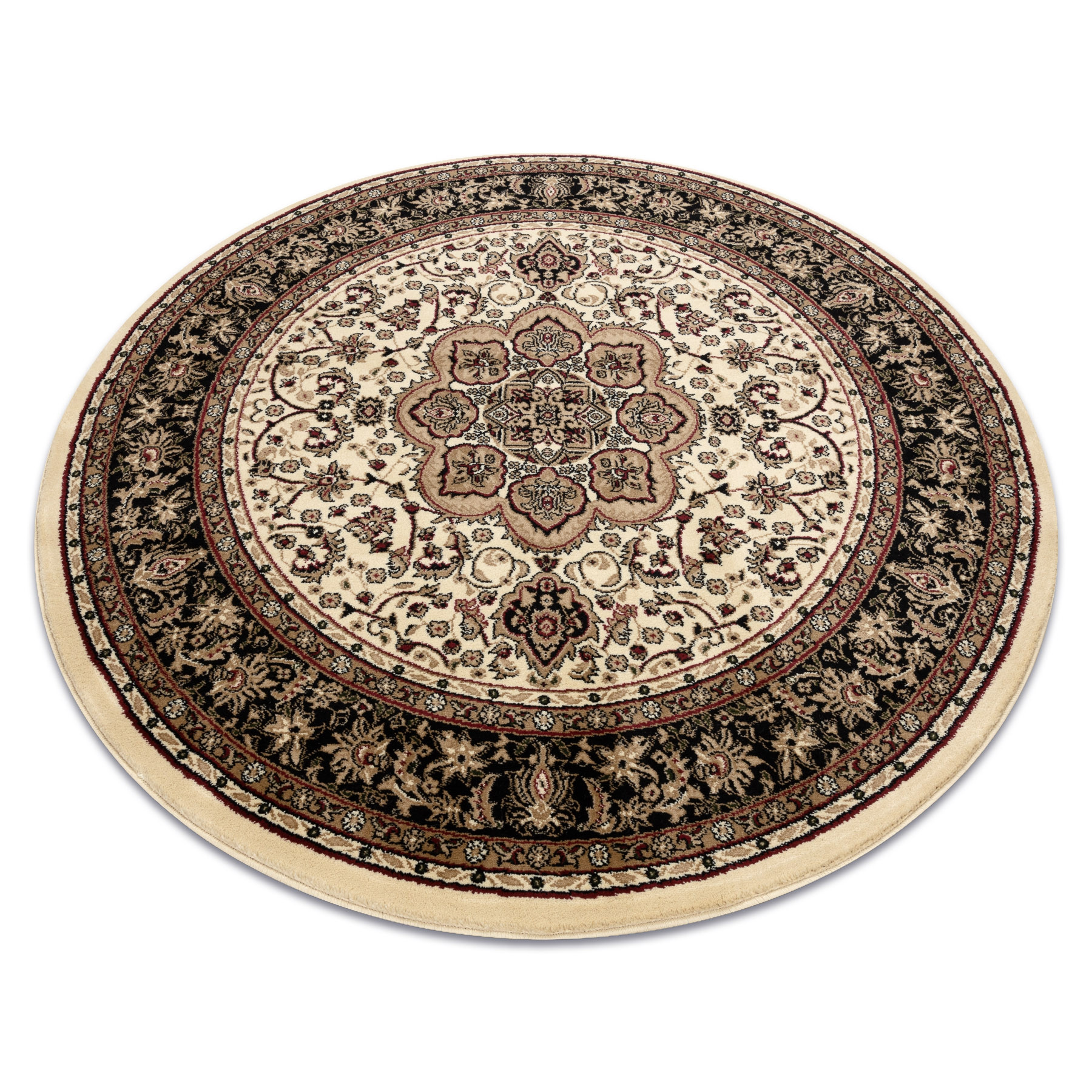 Dywan ROYAL ADR wzór 521 karmelowy koło 120 cm