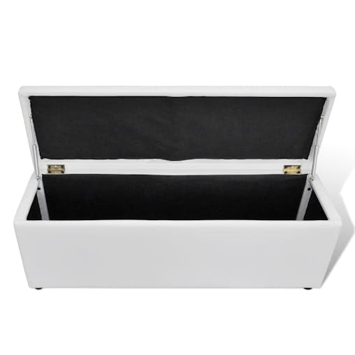 NNEVL Storage Bench White Medium Size