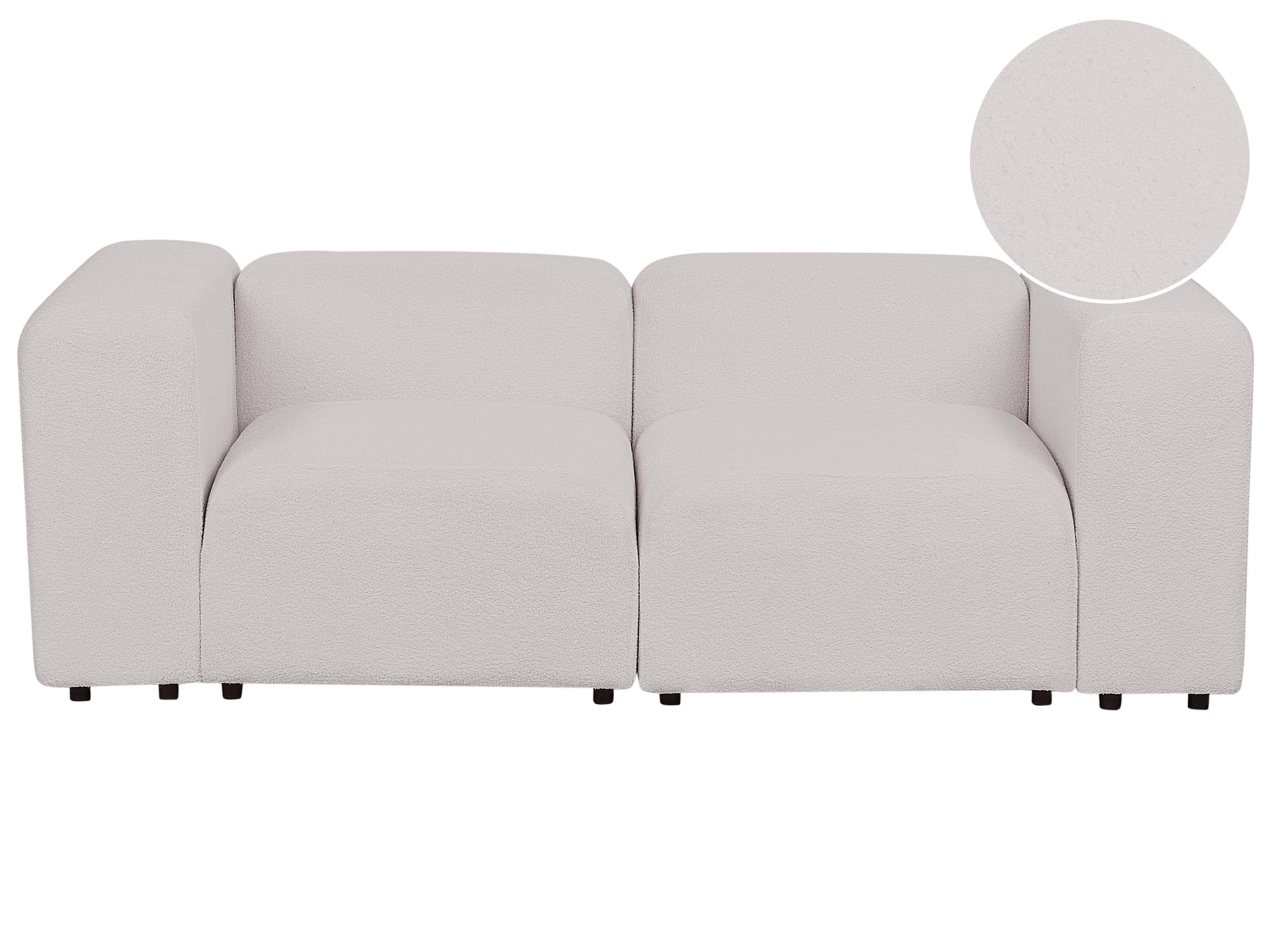 Ottoman FALSTERBO Boucle Light Grey