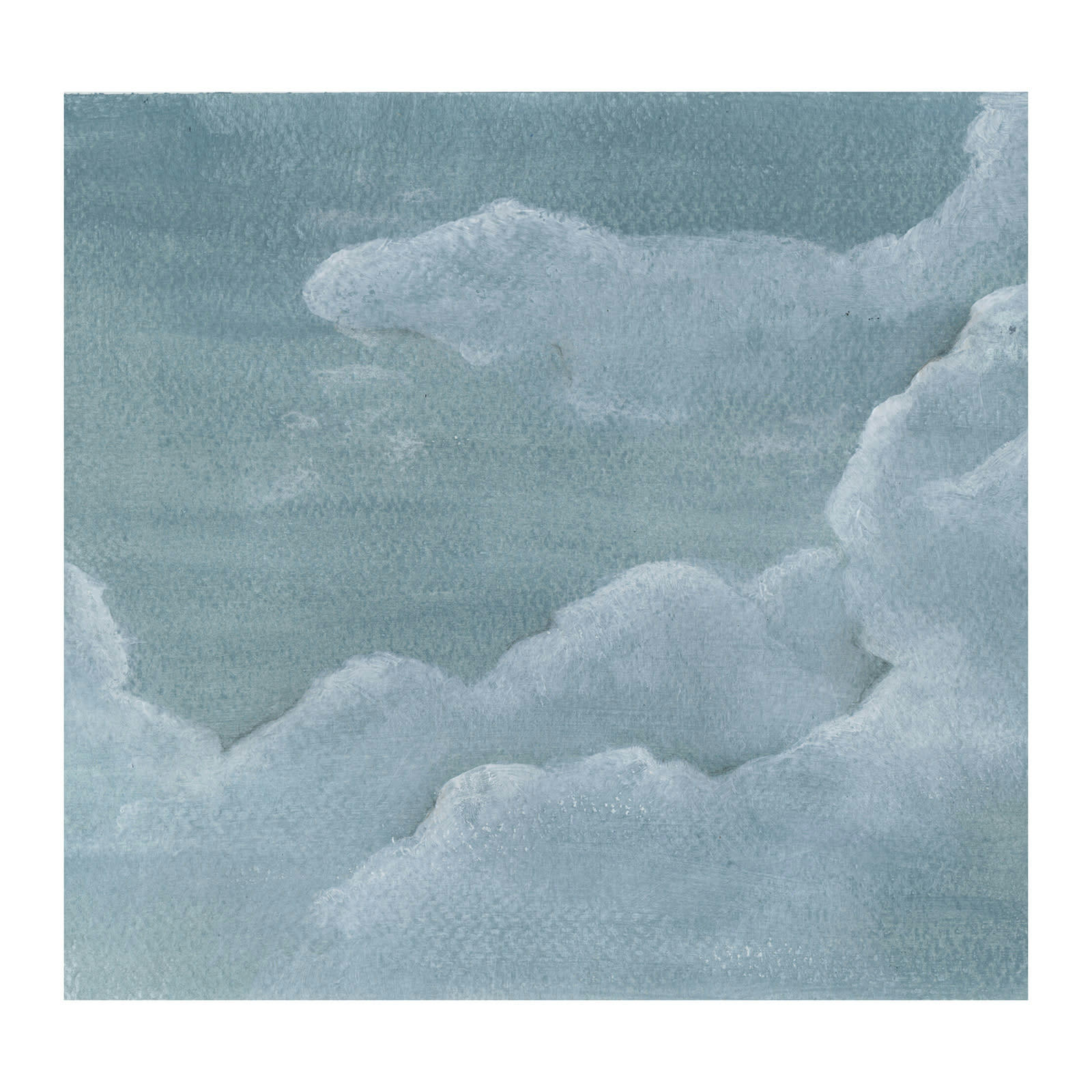 - Papier peint panoramique intissé nuages bleu 300x300cm