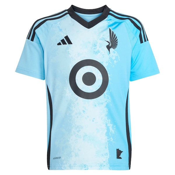Jeong Sang-bin Minnesota United FC adidas Youth 2025 CONVERGENCE Replica Player Jersey - Blue