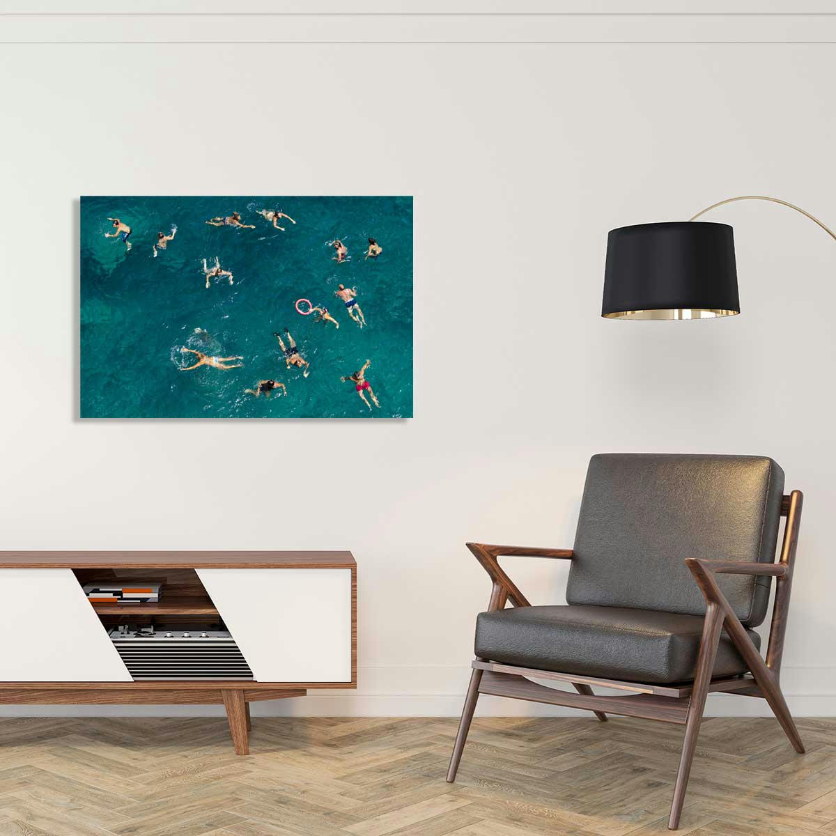 - Tableau tous à l'eau! imprimé sur alu 60x40cm