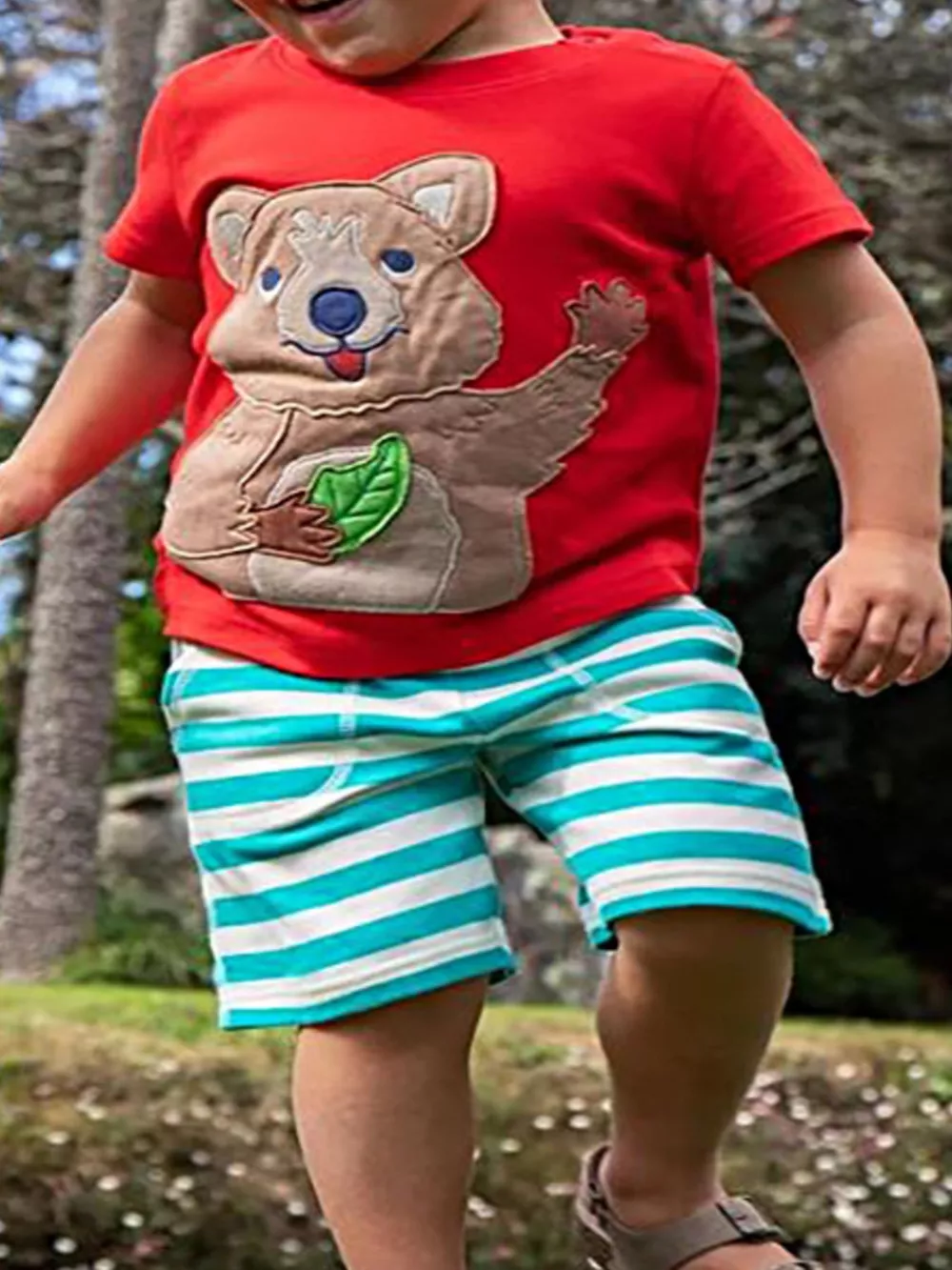 Children's Quokka Applique Short Sleeve T-Shirt