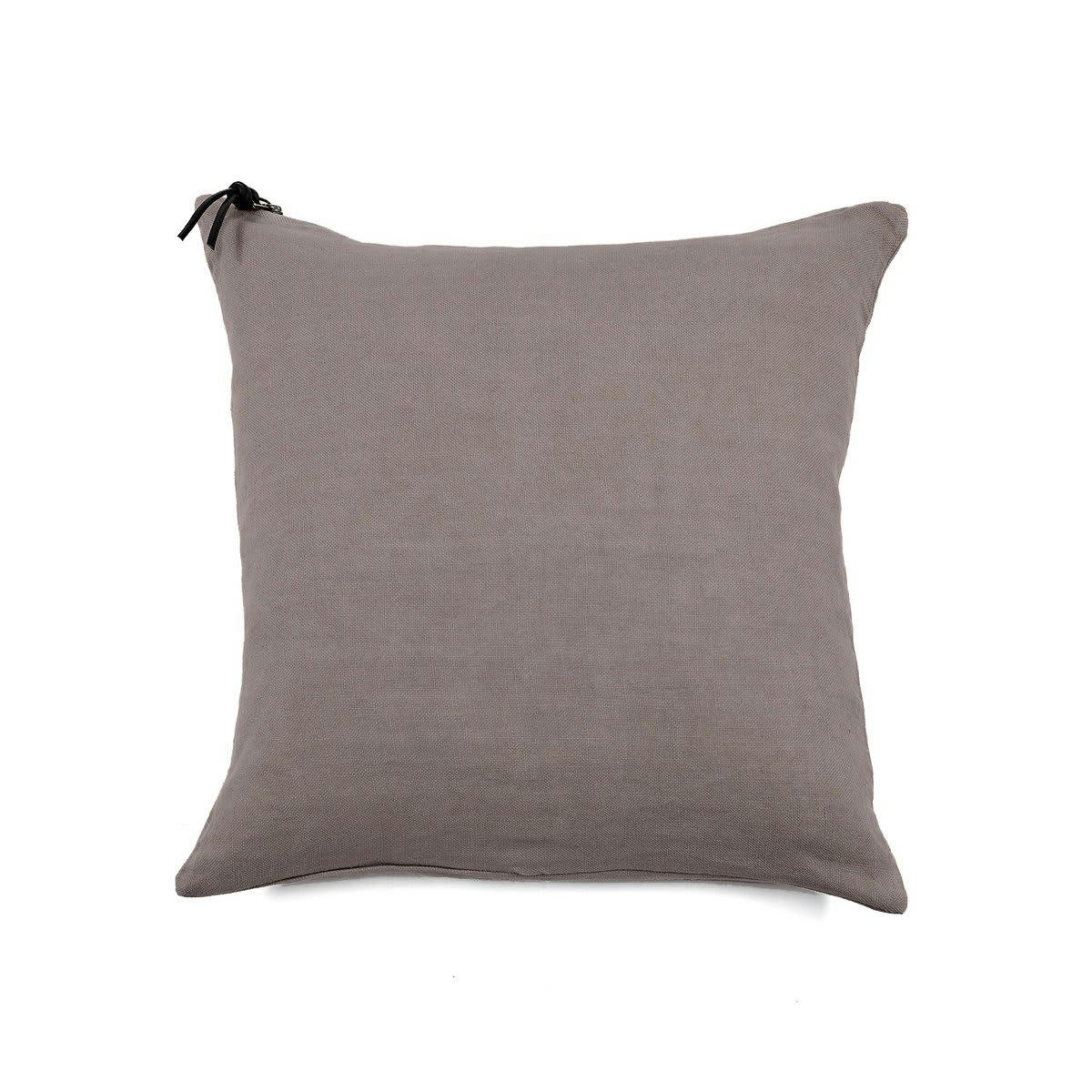 L'ESSENTIEL - Coussin Lin pur lavé Taupe  45x45