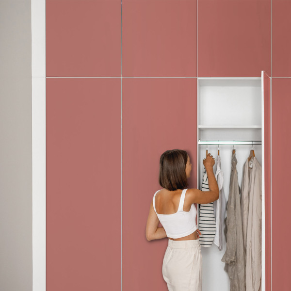 Okleina meblowa Jasnoróżowy odcień 50x100 Folia samoprzylepna Mat