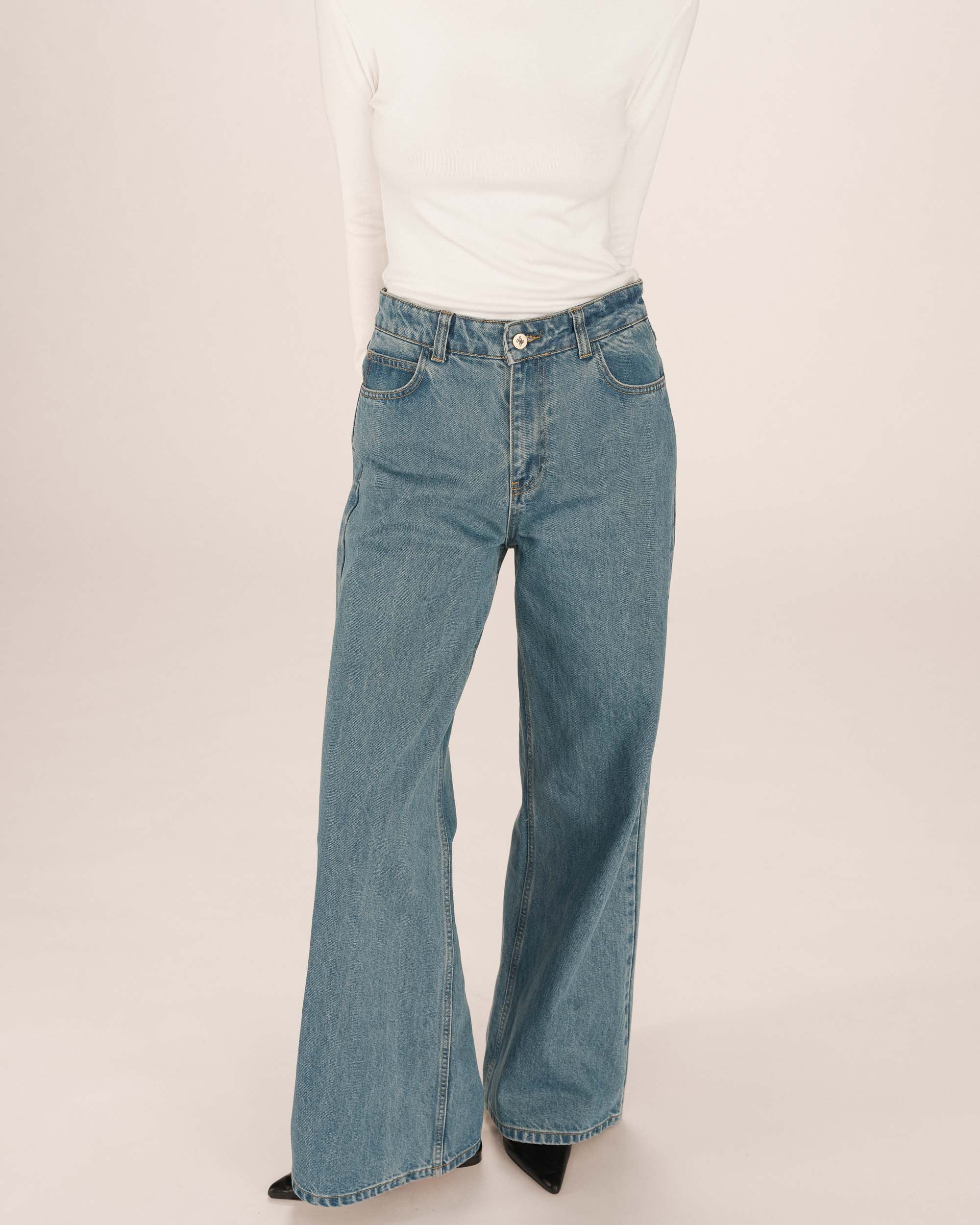 Jean large light blue James