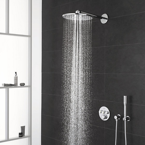Colonne de douche encastrée thermostatique GROHE Grotherm SmartControl Douchette Euphoria Stick chromé