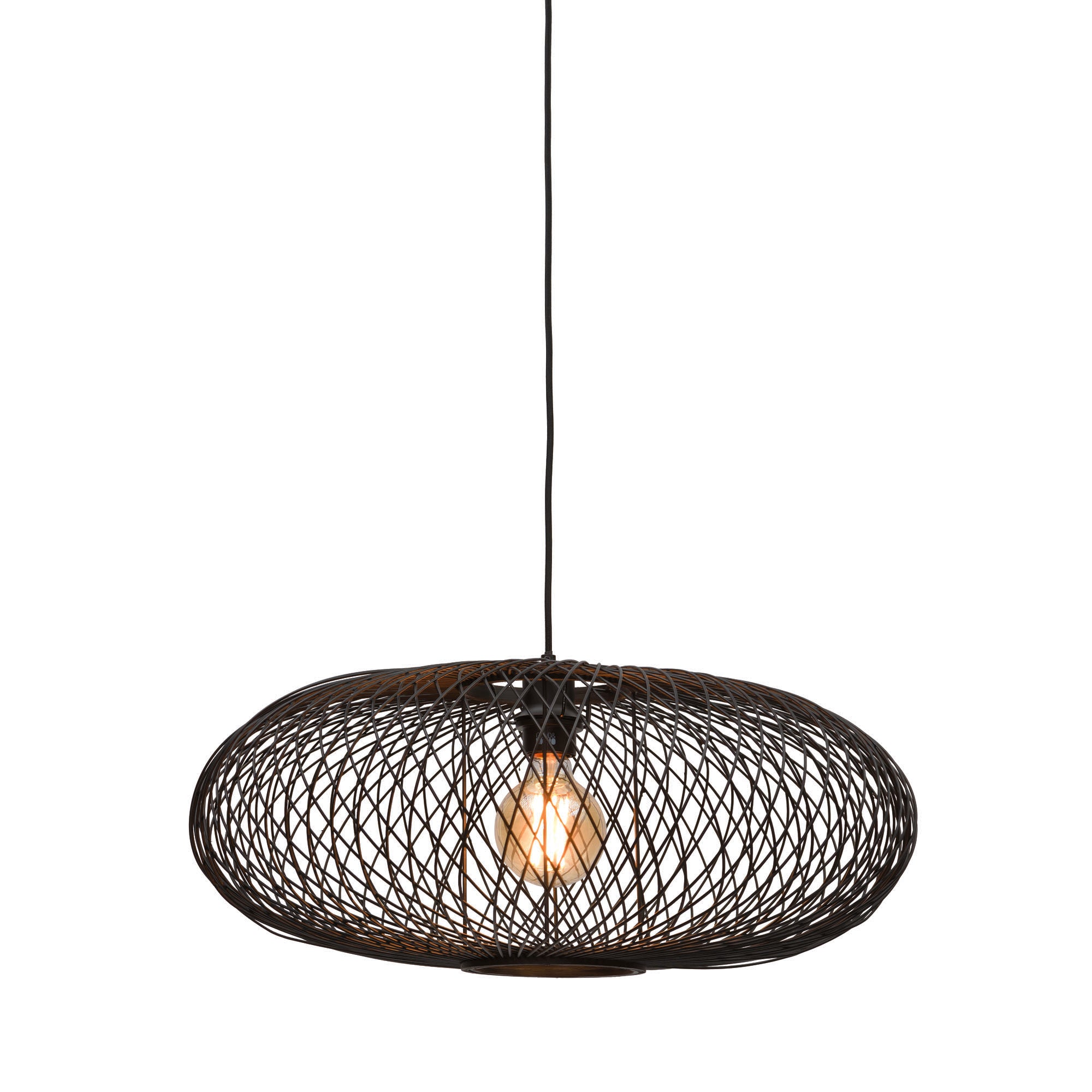GOOD&MOJO hanglamp Cango - zwart - Ø60cm