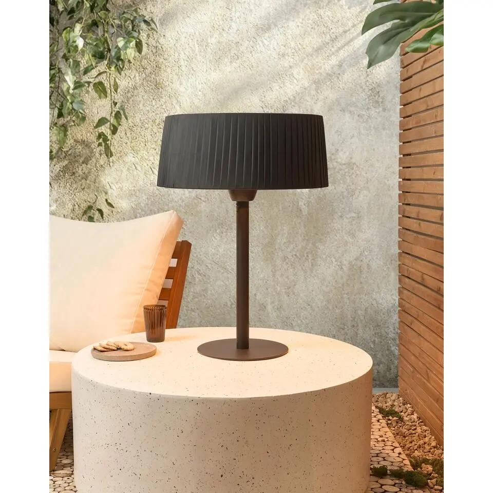 OLLERIA - Terrasverwarmer - Zwart - Staal