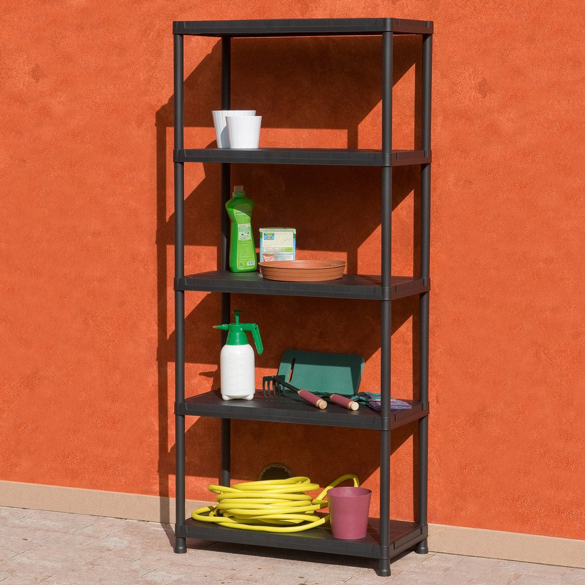 Toomax universal opbergrek - 5 planken - 80x40x180 cm