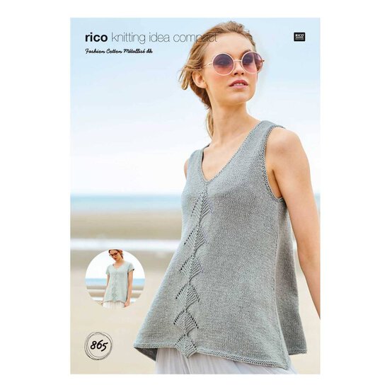 Rico Fashion Cotton Metallise Top Digital Pattern 865