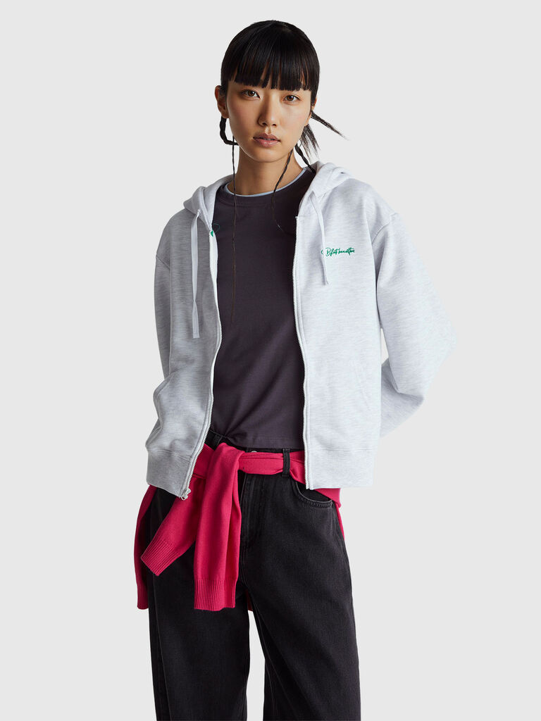 Zip-up hoodie