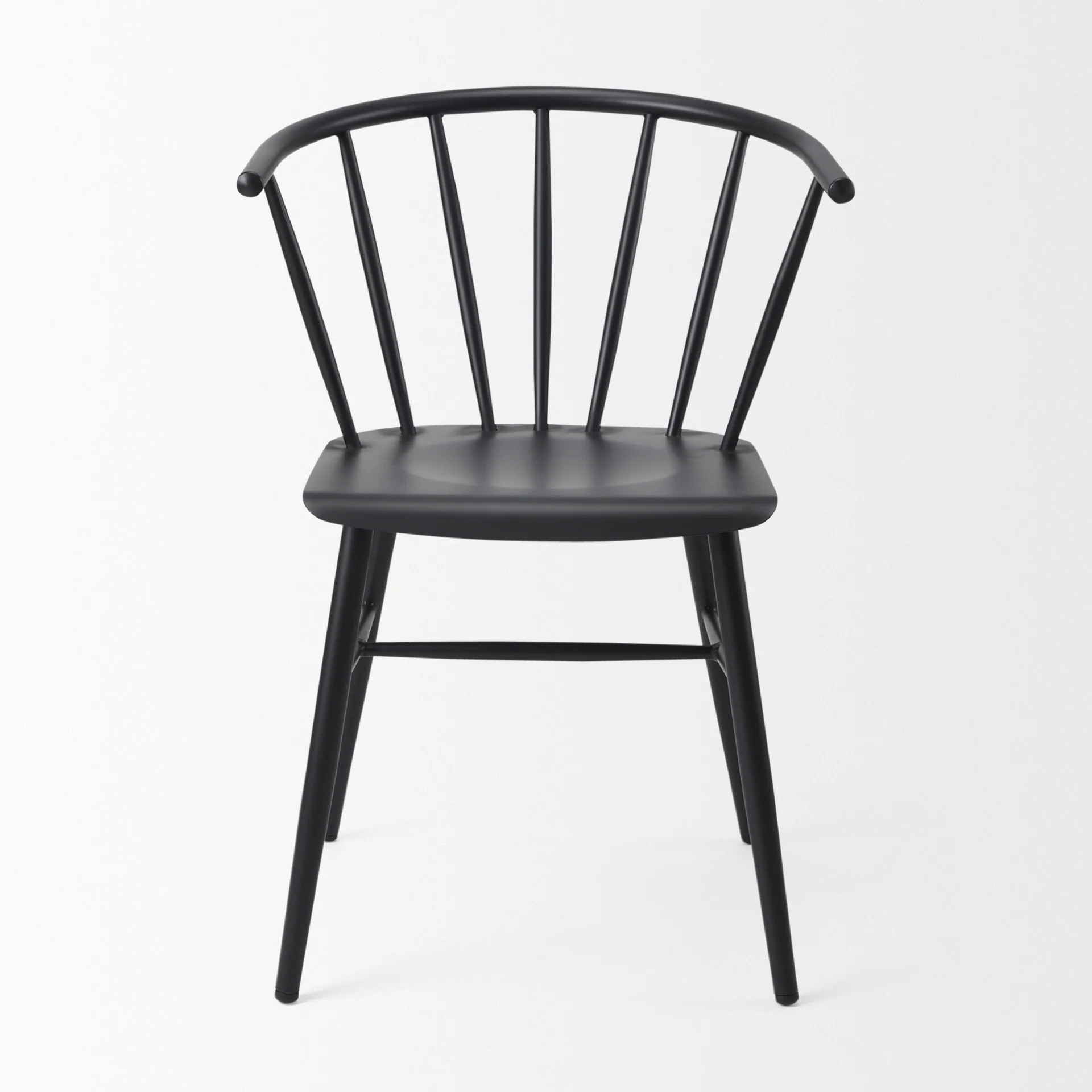 Colin Black Metal Dining Chair - 21.2W x 21.2D x 30.3H