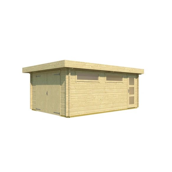Garage, BxT: 422,7 x 600 cm, holz