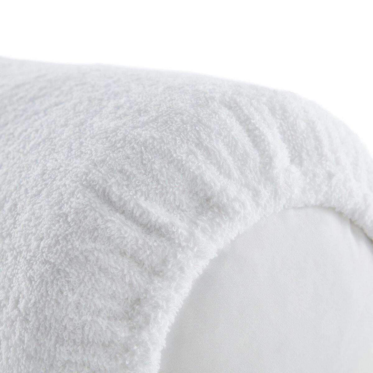 Sous-taie traversin éponge 100% coton