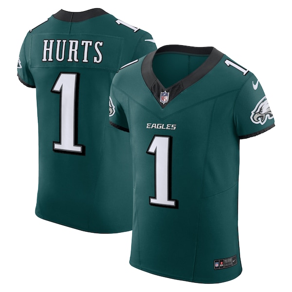 Jalen Hurts Philadelphia Eagles Nike Alternate Vapor F.U.S.E. Elite Jersey - Midnight Green/Black/Kelly Green