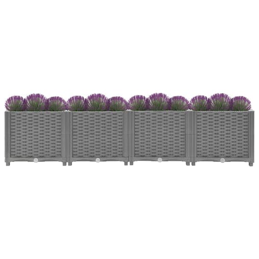 NNEVL Raised Bed 160x40x38 cm Polypropylene