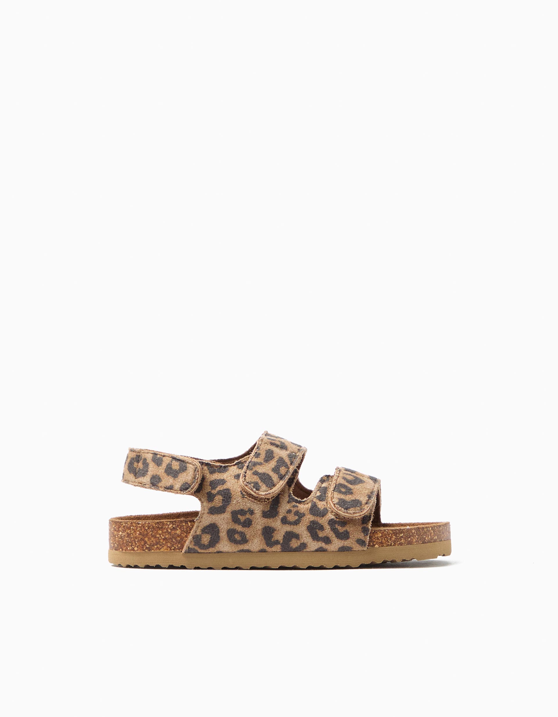 Sand&aacute;lias Animal Print, Menina, Multicor
