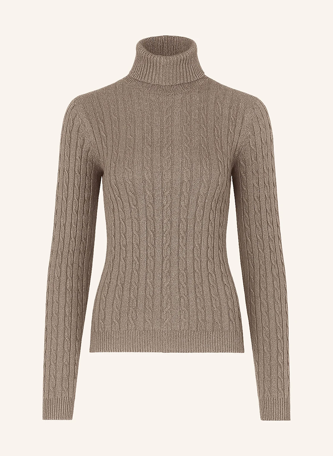 FTC CASHMERE Rollkragenpullover mit Cashmere und Glitzergarn
