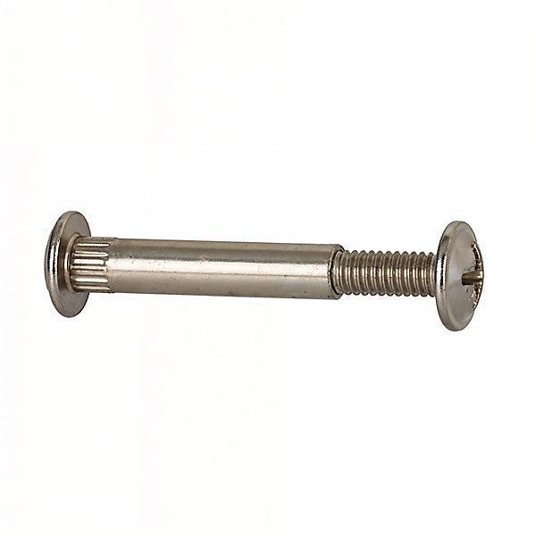 20 vis de liaison acier nickelé Diall Ø5 mm x L.27 mm