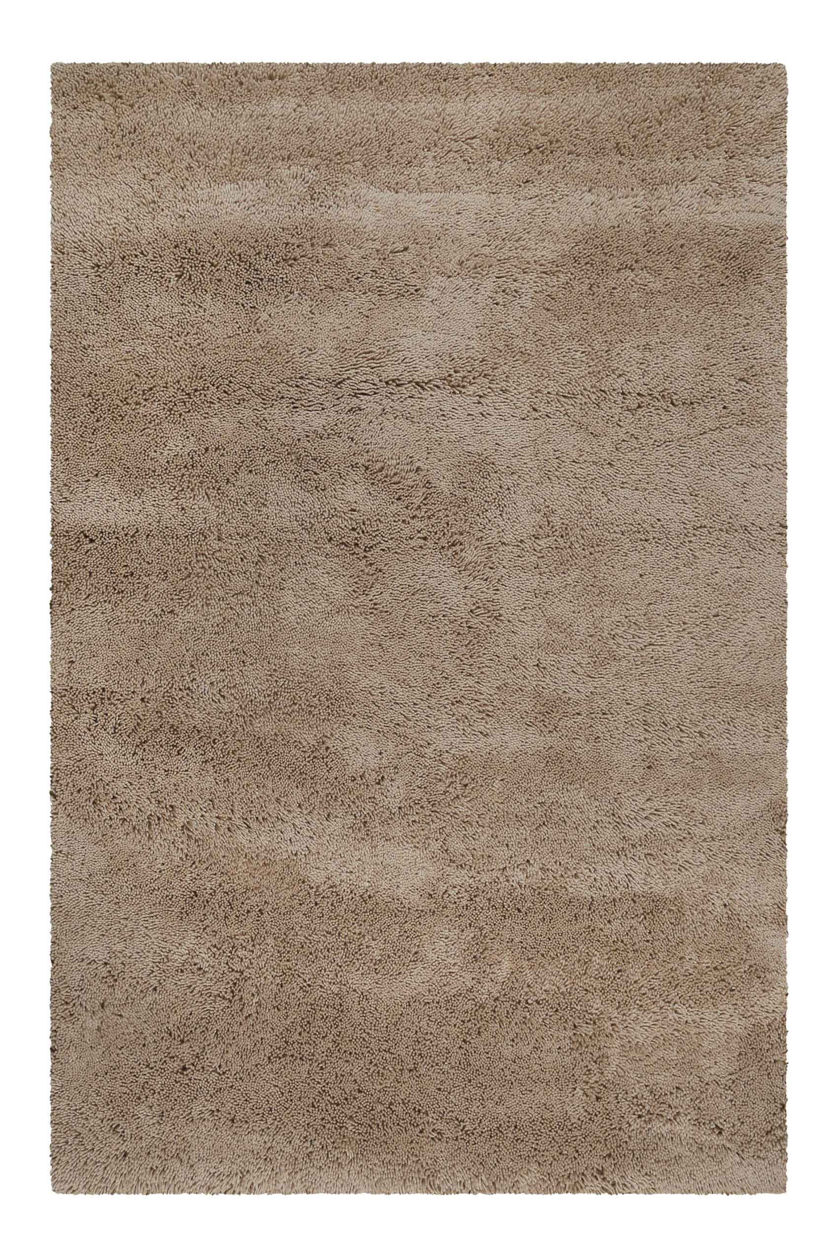 SEATTLE SHAG - Tapis confort moelleux en laine, poils longs crème 90x160