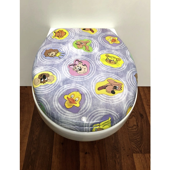 WC-Sitz, BxT: 37 x 45,5 cm, Comic