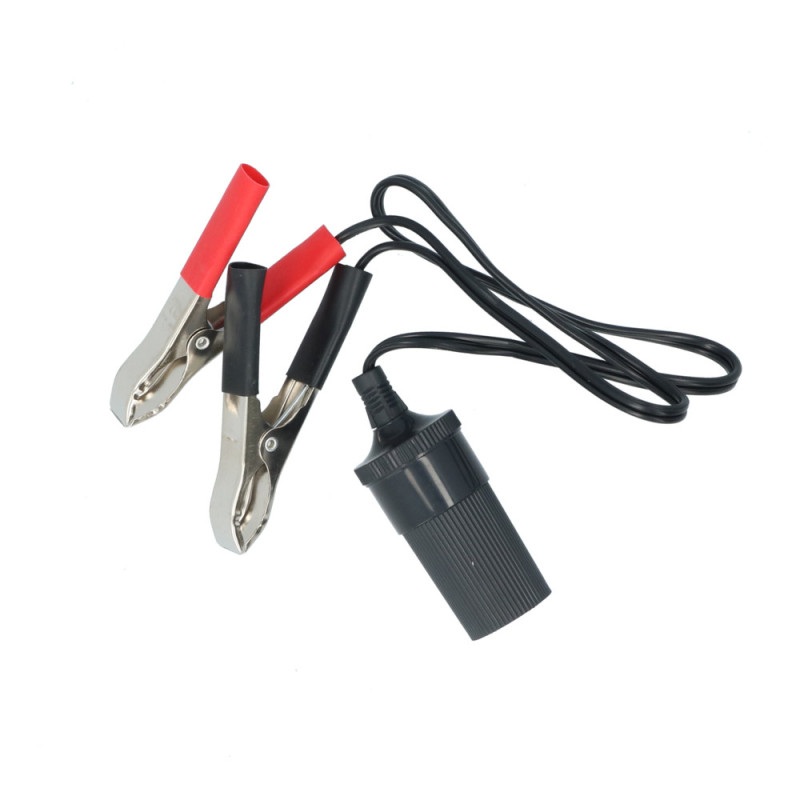 Prise allume-cigare 12 V avec pinces de batterie 10 A CARPOINT