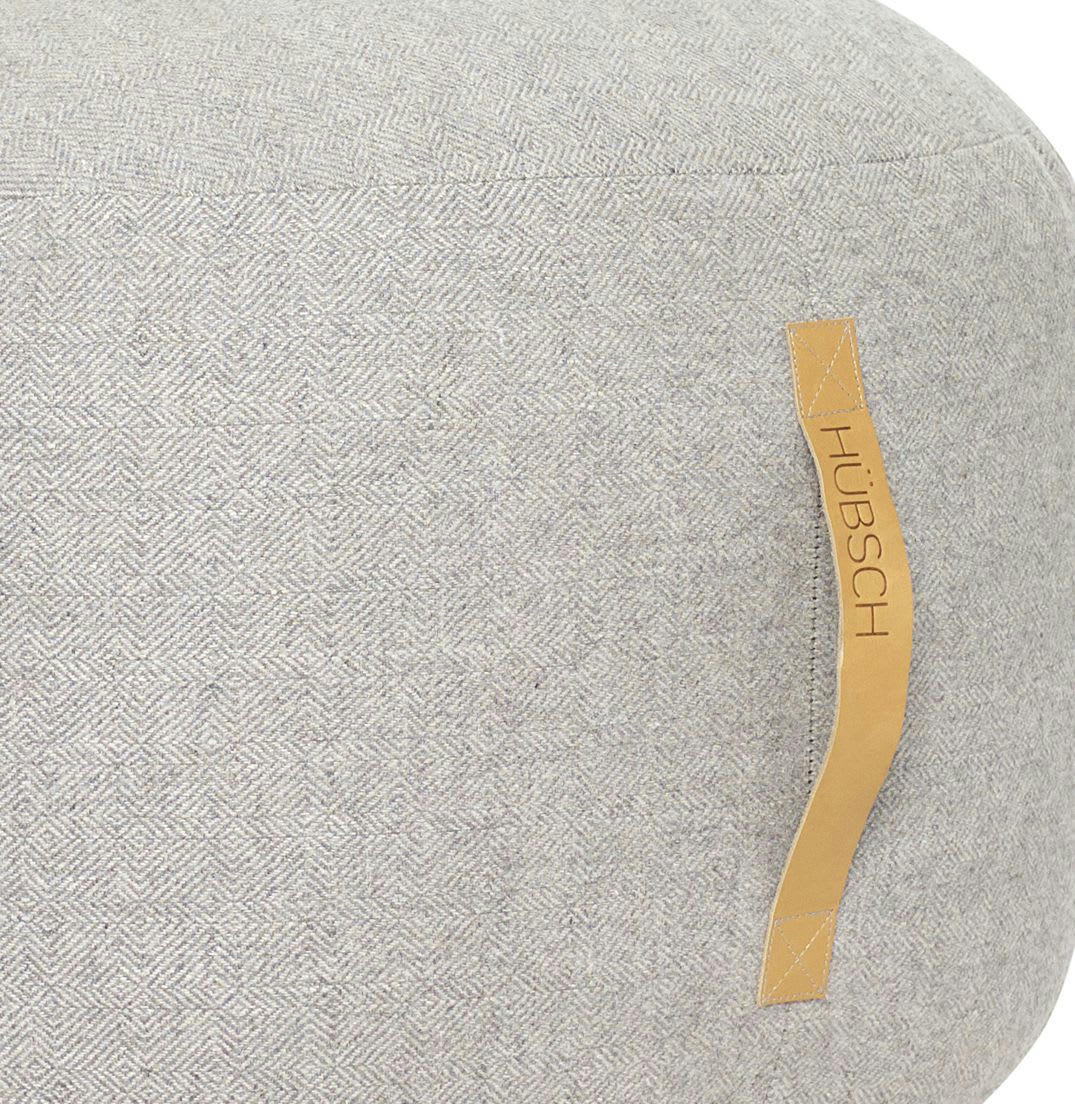 MOCHI - Pouf en tissu gris