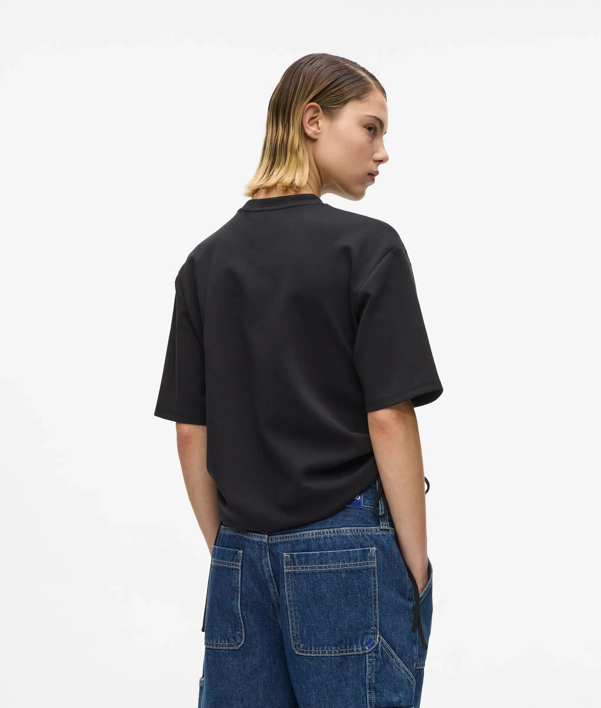 T-shirt froncé avec lacets