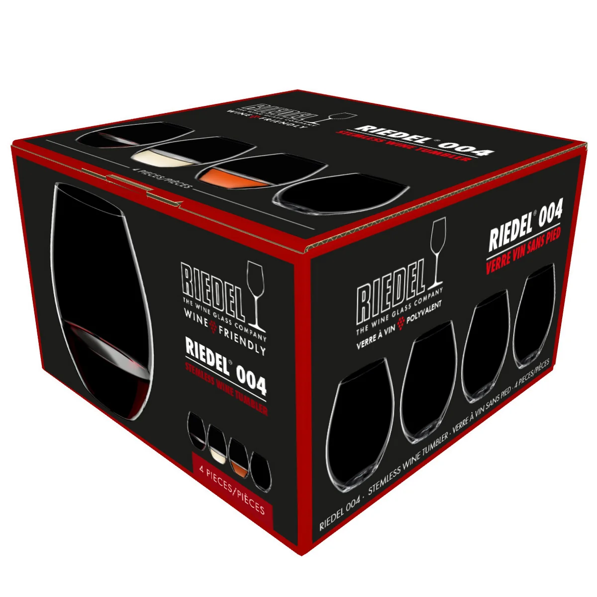 Riedel - Wine Friendly Weinbecher, 570 ml (4er-Set)